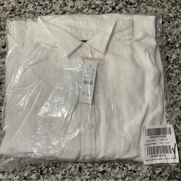 J Crew Linen Dress 3X - Picture 5 of 8